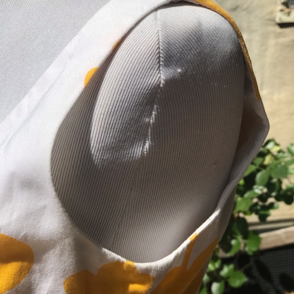 Maggy London Yellow Floral Fit and Flare - Picture 6 of 7